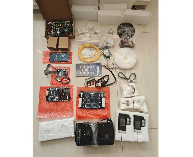 Kit xp600 for Upgrading Chinese Inkjet Printer with 2 xp600 printheads (roll to roll style)