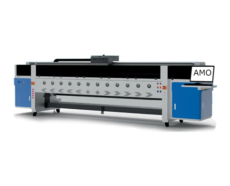 AMO Solvent Inkjet Printer AM3204K12i 3.2meters with 4 Konica 512i Printhead