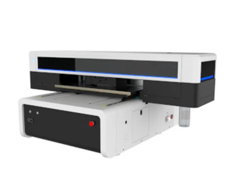 AMO UV Flatbed Printer AM9060UVB4i32-AI with 4 heads i3200 heads and AI Visual system