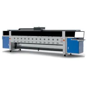 AMO UV Inkjet Printer AM3200UV8G6-EL for 3.2meters Soft and Elastic Film with 8 Ricoh GEN6 Printheads