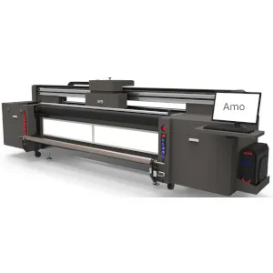 AMO Hybrid UV Inkjet Printer AM3200UVH4G6 with 4 Ricoh Gen6 printhead.