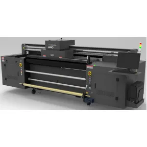 AMO Hybrid UV Inkjet Printer AM1800UVH8G6 with 8 Ricoh Gen6 printhead.